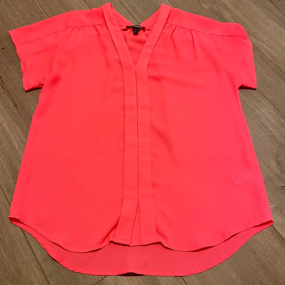 Express Neon Pink Blouse